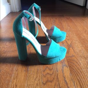 Chinese Laundry Teal High Heels